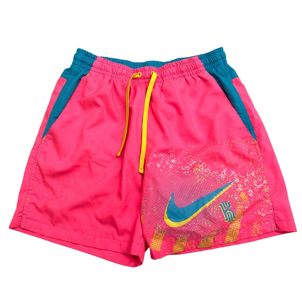 Nike Kyrie Irving 90s Woven Basketball Shorts Small Pink 6" Inseam CZ8993-679